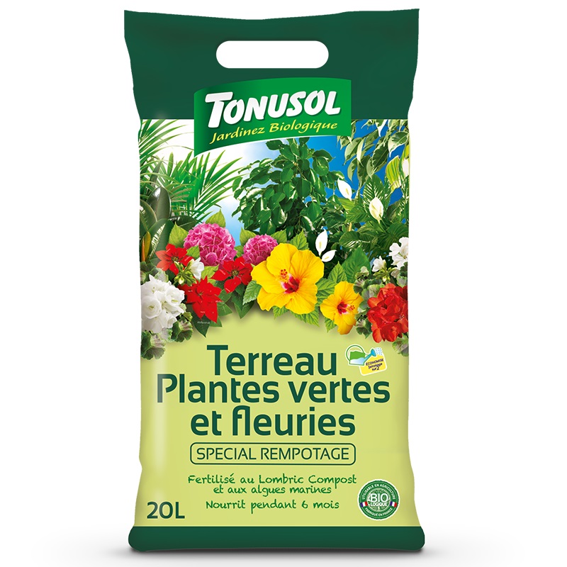 Tonusol Terreau Plantes Verte 20L