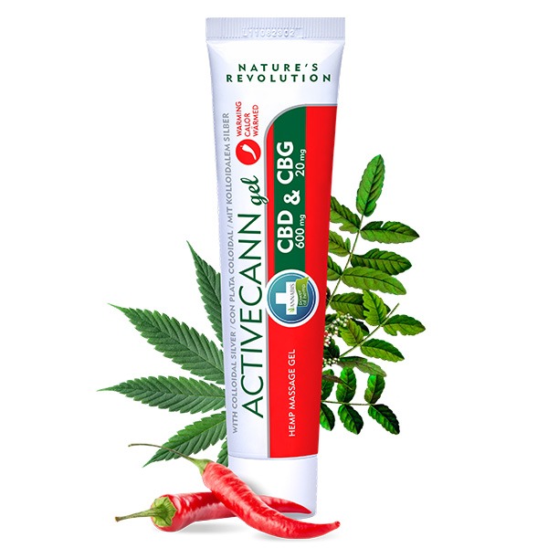 Activecann Gel chauffant CBD+CBG Nouvelle Formule 