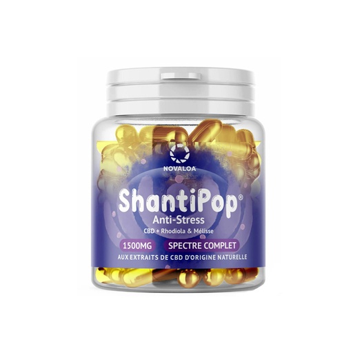 Gélules CBD Shantipop Anti-Stress
