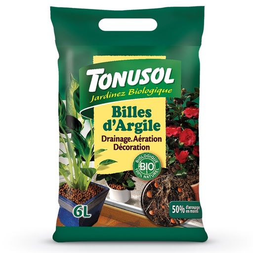 Tonusol Billes d'argile 6L