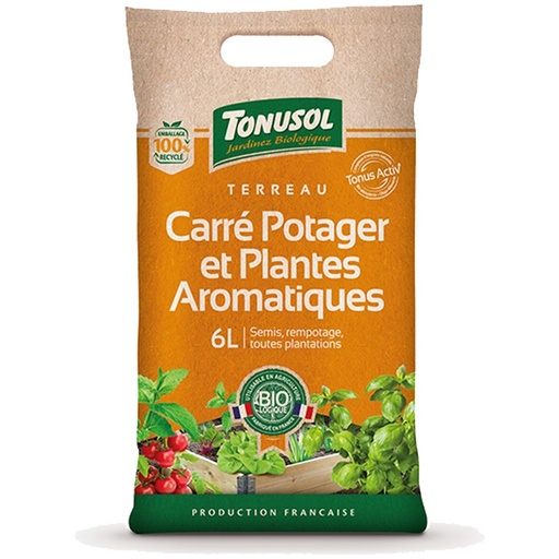 Tonusol Terreau Plantes Aromatique 6L