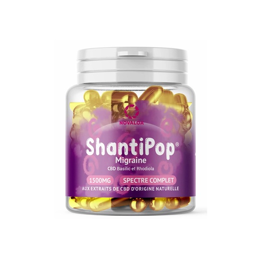 Gélules CBD Shantipop Migraine